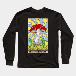 Tarot Frog The Mushroom Long Sleeve T-Shirt